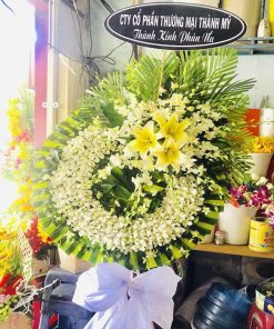 vòng hoa tang lễ ở TpHCM